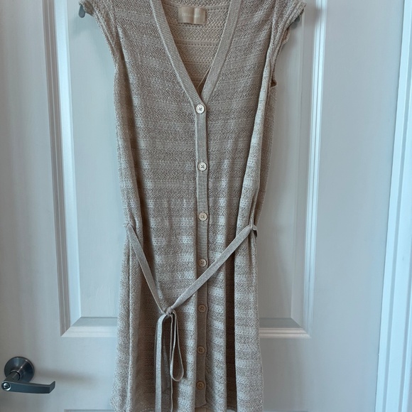 Zadig & Voltaire Marty Pointelle Knit Dress w/ 100% Silk Slip – XS - Picture 7 of 12